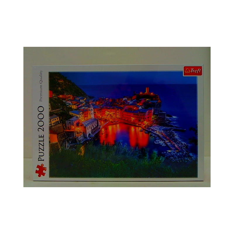 PUZZLE 2000 Vernazza o zmroku 27086