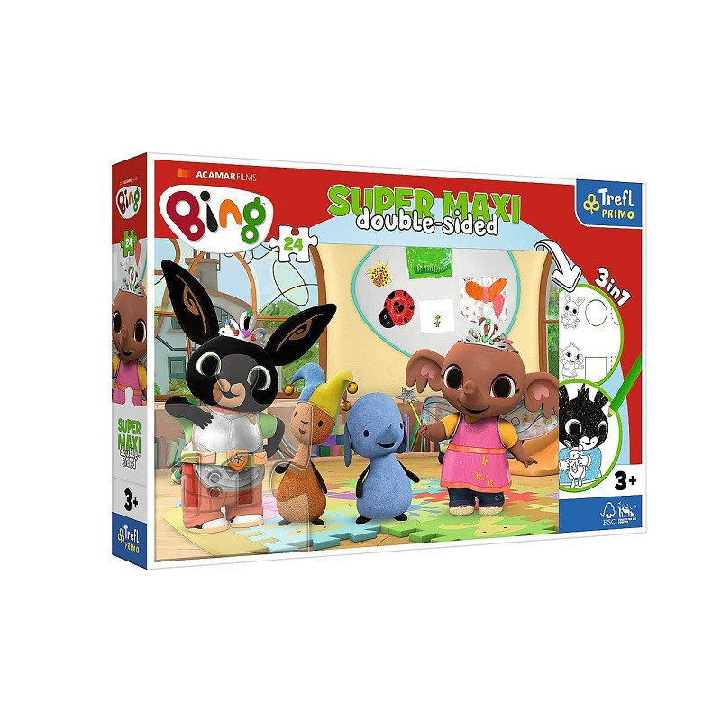 PUZZLE 24 SUPERMAXI Bing z przyjaciółmi 41003