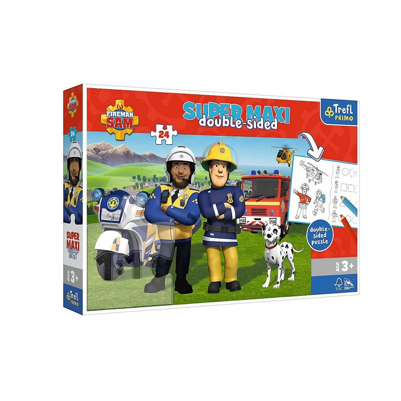 PUZZLE 24 SUPERMAXI Pomoc.druż.Strażaka Sama 41015