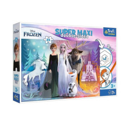 PUZZLE 24 SUPERMAXI Wesoły Świat Krainy Lodu 41000