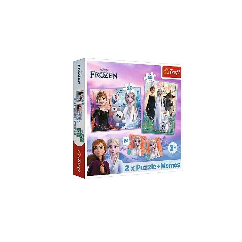 PUZZLE 2w1+memos Księżniczki w swojej krai...93335