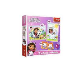 PUZZLE 2w1+memos-Gabi z Kocim Przyjacielem 93382