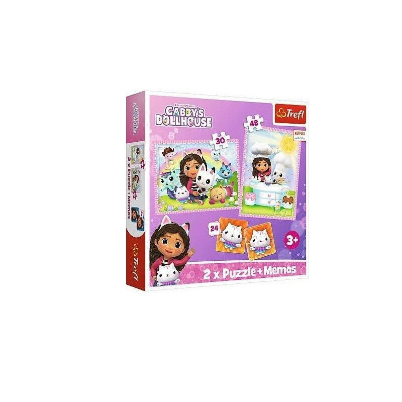 PUZZLE 2w1+memos-Gabi z Kocim Przyjacielem 93382