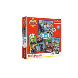 PUZZLE 3w1 Dzień Strażaka Sama 34868