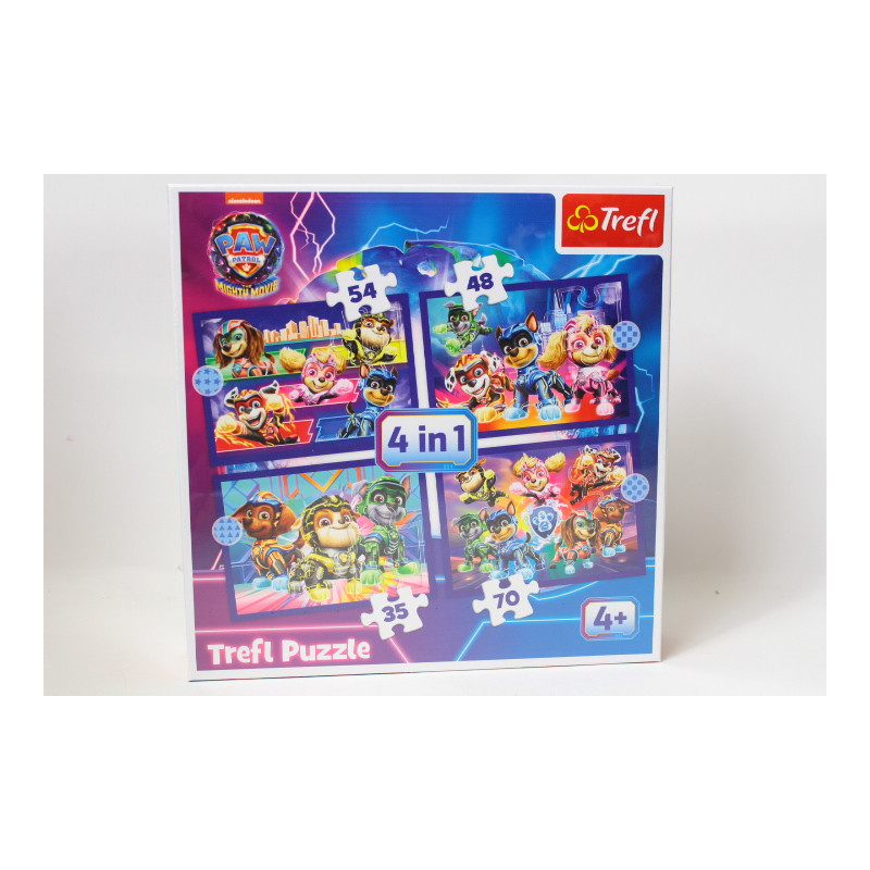 PUZZLE 4w1 Bohaterowie na ratunek/Viacom PAW 34621