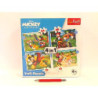 PUZZLE 4w1 Fajny dzień Mickiego /Disney 34604