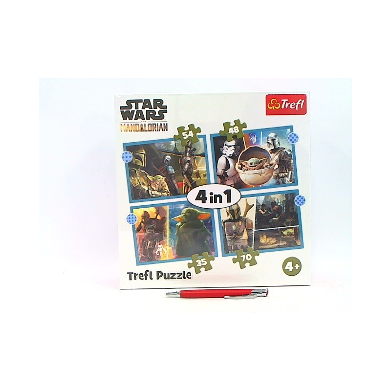 PUZZLE 4w1 Mandalorian Star Wars 34397