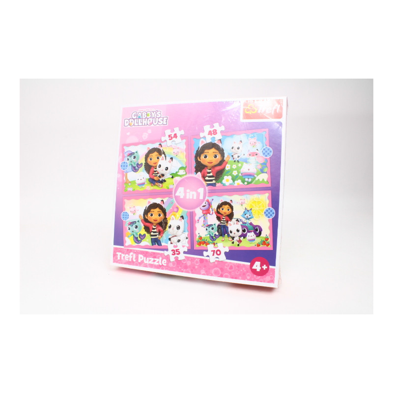 PUZZLE 4w1 Przygody Gabi 34620