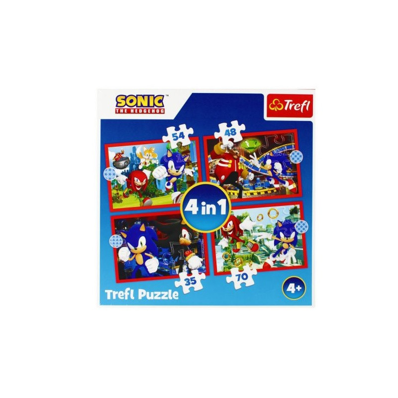 PUZZLE 4w1 Przygody Sonica/SEGA SonicTheH..34625
