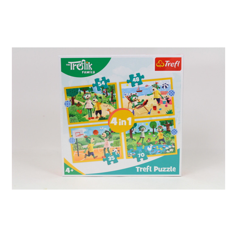 PUZZLE 4w1 Trefliki na wakacjach 34623