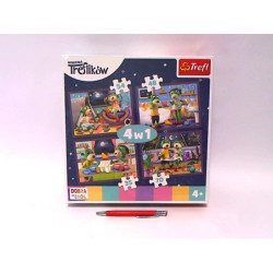 PUZZLE 4w1 Wieczorne rytuały Treflików... 34370
