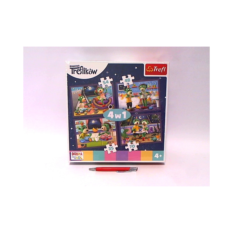 PUZZLE 4w1 Wieczorne rytuały Treflików... 34370
