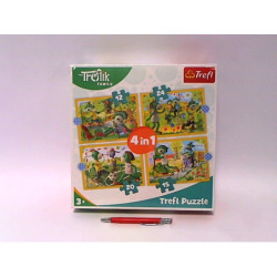 PUZZLE 4w1 Wspólne zabawy Trefl..12/15/20/24 34358