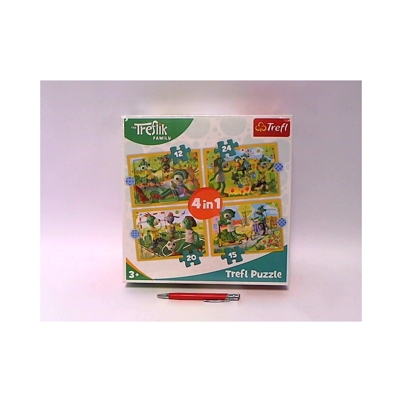 PUZZLE 4w1 Wspólne zabawy Trefl..12/15/20/24 34358