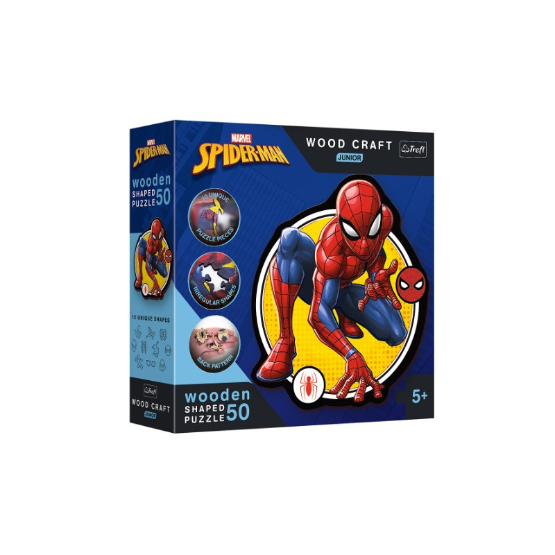 PUZZLE 50 Drewn.Junior Moc Spidermana 20204
