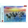 PUZZLE 500 Białe konie w galopie 37289
