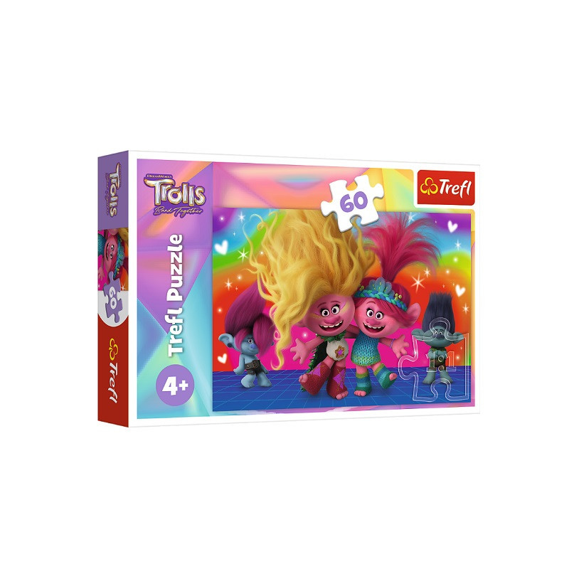 PUZZLE 60 Przyjacielskie Trolle 17386