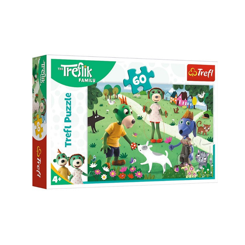 PUZZLE 60 Radosny dzień Treflików 17377