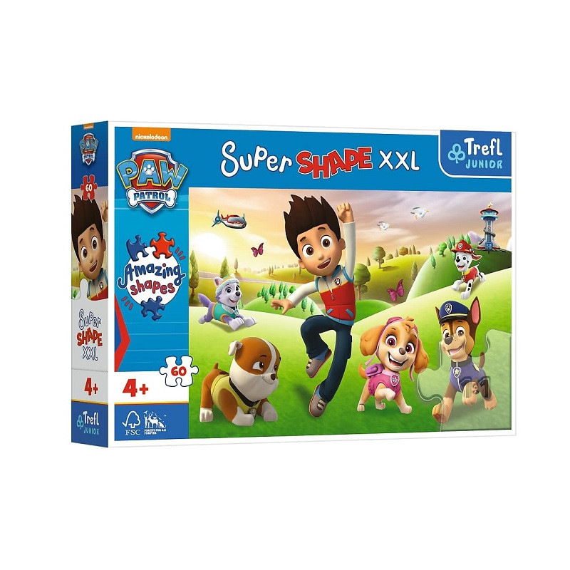 PUZZLE 60 XXL Uśmiechnięte pieski/Psi Patrol 50009