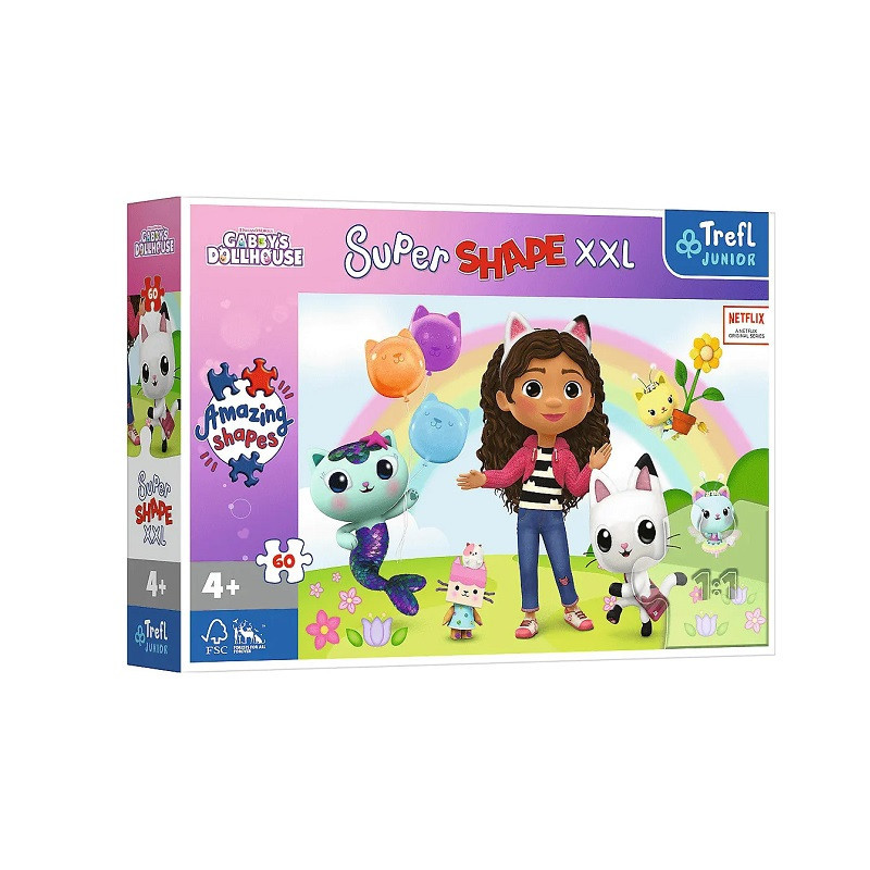 PUZZLE 60 XXL Weseli Przyjaciele Gabi 50039