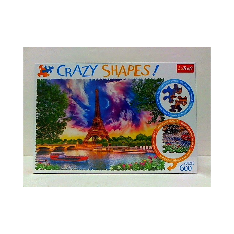 PUZZLE 600 Crazy Shapes Niebo nad Paryżem 11115