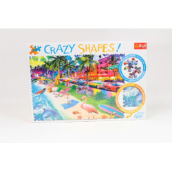 PUZZLE 600 Crazy Shapes Plaża w Miami 11132