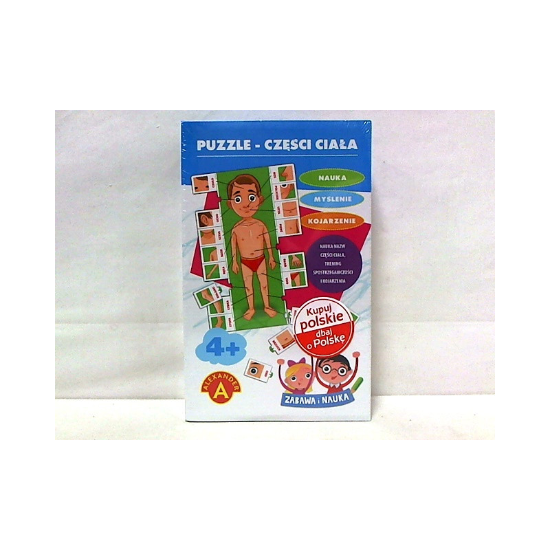 Puzzle Części ciała - zabawa i nauka 18318