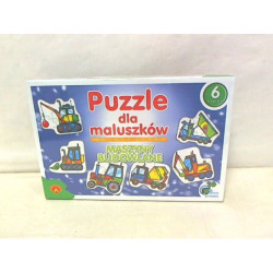 Puzzle dla maluszków maszyny budowlane 05417