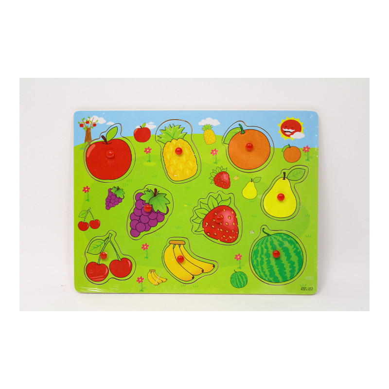 Puzzle drewno owoce BPUZ1730 01730