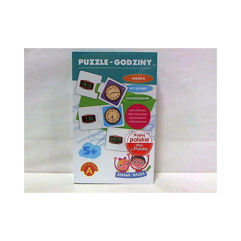 Puzzle godziny - zabawa i nauka 18349