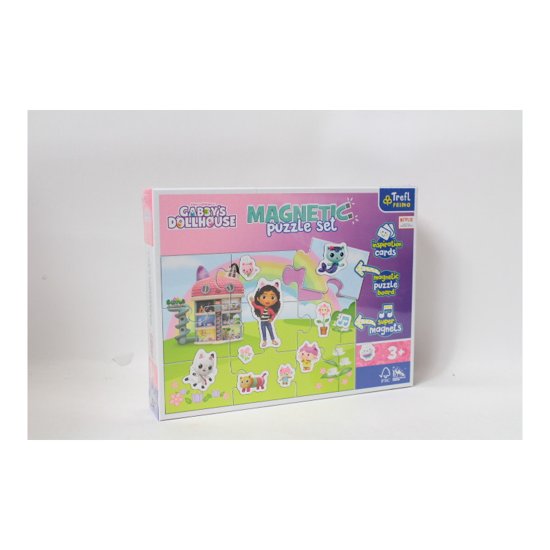 PUZZLE magnet Poznaj świat Gabi /Universa 93383