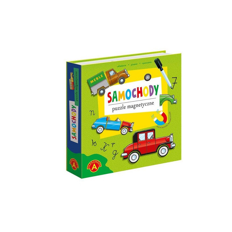 Puzzle magnetyczne układanka Samochody 26795