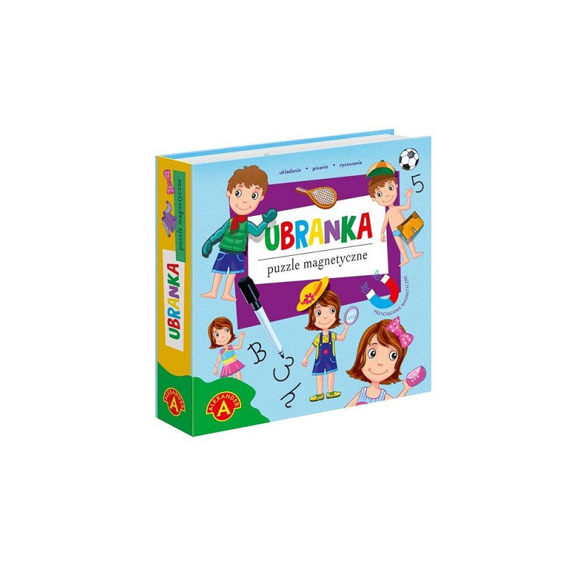 Puzzle magnetyczne układanka Ubranka 26801