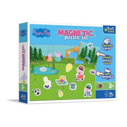PUZZLE magnetyczne Zabawy Peppy/Świnka Peppa 93164