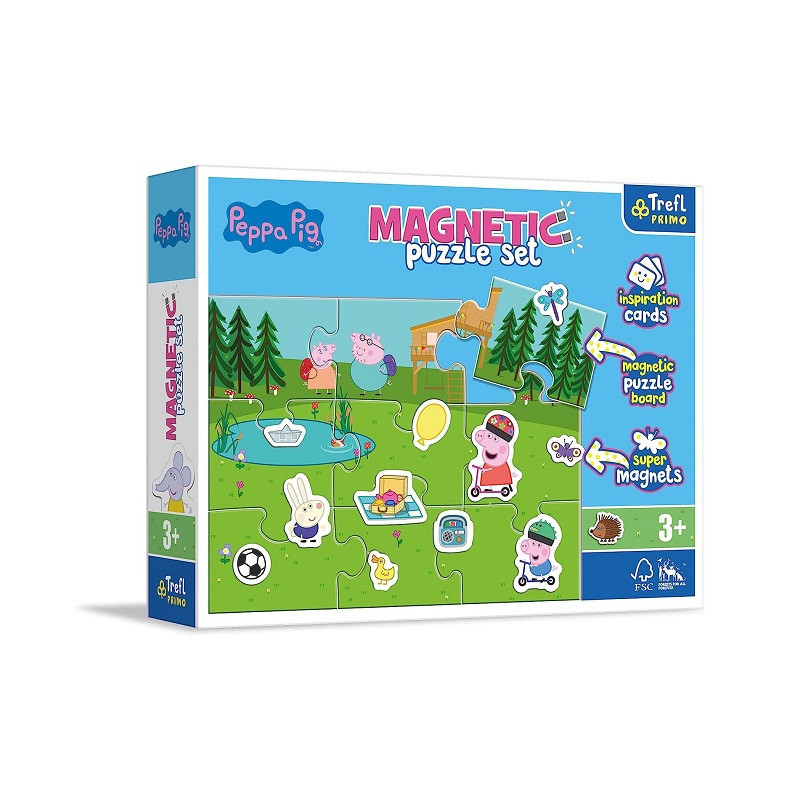 PUZZLE magnetyczne Zabawy Peppy/Świnka Peppa 93164