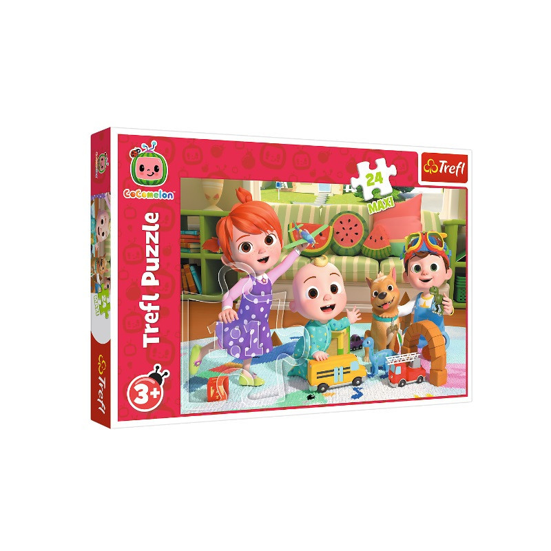 PUZZLE MAXI 24 Cocomelon, gotowi na przygodę 14363