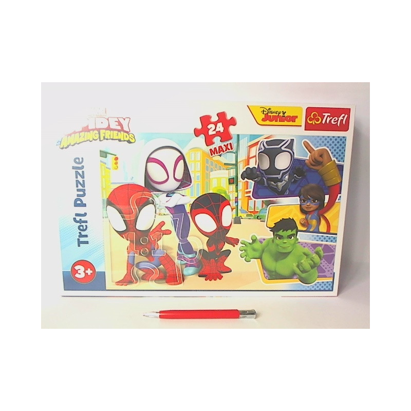 PUZZLE MAXI 24 Spiday i przyjaciele 14348