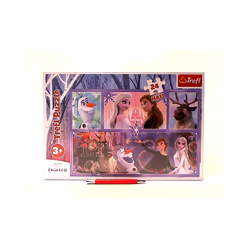 PUZZLE MAXI 24 Świat pełen magii Frozen2 14345