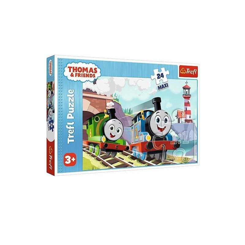 PUZZLE MAXI 24 Tomek i Percy na torach/Thom..14354