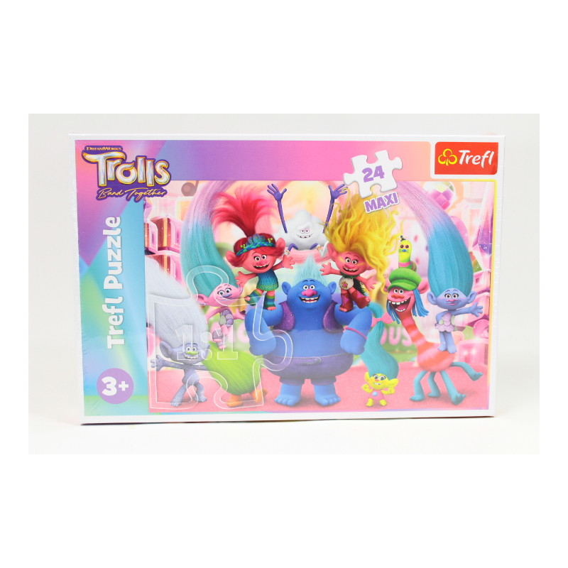 PUZZLE MAXI 24 W świecie Trolli/Universal Tr 14359