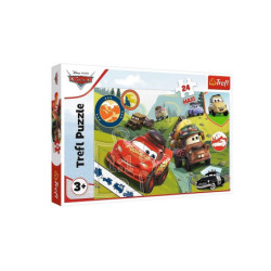 PUZZLE MAXI 24 Wesołe auta /Disney Cars3 14352