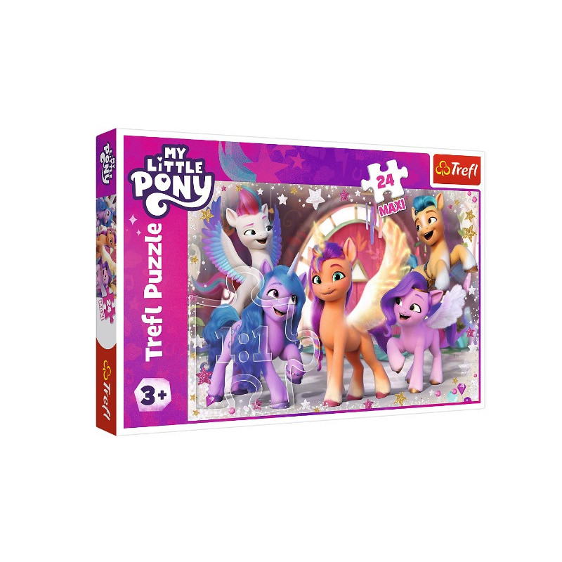 PUZZLE MAXI 24 Wesoły dzień kucyków MLP 14355