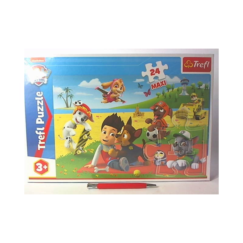 PUZZLE MAXI 24 Zabawa na kocu Psi Patrol 14346