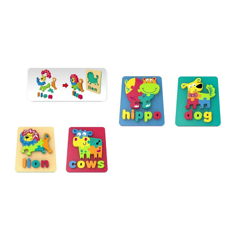 Puzzle piankowe 12szt/disp G200755 60109