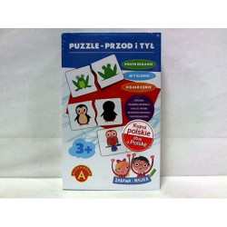 Puzzle przód i tył -zabawa i nauka 18424