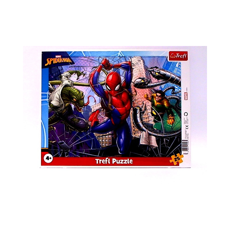 PUZZLE Ramkowe 25 Odważny Spiderman 31347