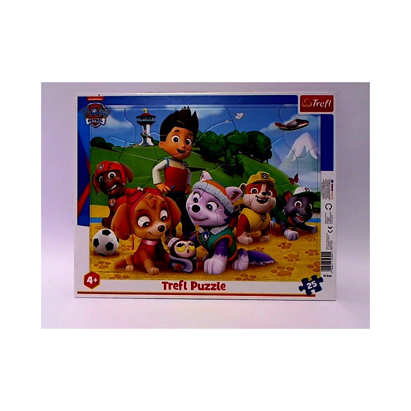 PUZZLE Ramkowe 25 Psi Patrol Na tropie 31344