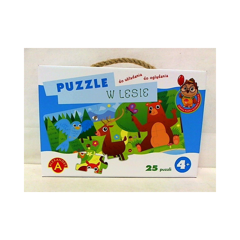 Puzzle w lesie - Sówka Mądra Główka 18257