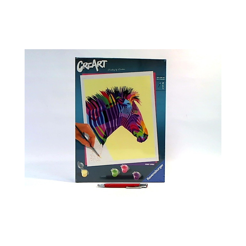 RAV malow.po numerach CreArt Zebra 28994