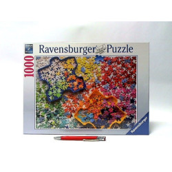 RAV puzzle 1000 Kolorowe części puzzli 15274
